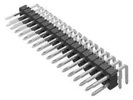 CONN, R/A HEADER, 6POS, 2ROW, 2.54MM