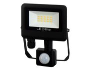 LED line LITE Floodlight PHOTON 10W 4000K 1000lm with motion sensor, IP65