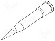 Tip; conical; 0.3mm; for  soldering iron,for soldering station ERSA