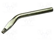 Tip; bent chisel; 5.3mm; for  soldering iron ERSA