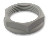 LOCKNUT, NYLON, M25, LT GREY