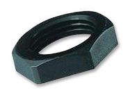 GLAND LOCKNUT, NYLON, M16X1.5, BLACK