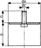 MOUNT, RADIAFLEX, FLEXIBLE