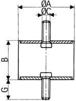 MOUNT, RADIAFLEX, FLEXIBLE