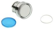 PUSHBUTTON HEAD, 22MM, BLUE, HARMONY