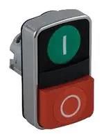 PUSHBUTTON, METAL DOUBLE HEADED