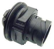 RECEPTACLE, JAM NUT, APD, BLK, 4WAY