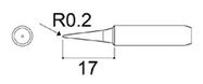 TIP, SOLDERING, MICRO CONICAL, 0.2MM