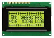 DISPLAY, ALPHANUMERIC, 16X4, NOBACKLIGHT