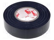 Tape: electrical insulating; W: 50mm; L: 25m; Thk: 0.13mm; black SCAPA