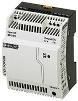 PSU, DIN RAIL, 12V, 5A