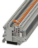 TERMINAL BLOCK, DIN RAIL, 2POS, 4AWG