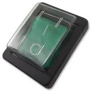ROCKER SWITCH, DPST, 16A, 250VAC, PANEL