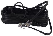 CABLE, RJ11-RJ11 (6P4C), BLACK, 5M