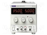 Power supply: laboratory; switching,single-channel; 0÷18VDC AIM-TTI