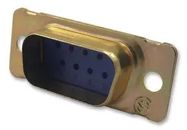D-SUB HOUSING, PLUG, 9POS, DE, METAL