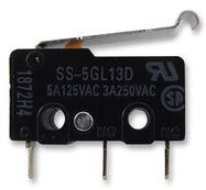 MICROSWITCH, 5A, SIM ROLLER, SPDT, PCB