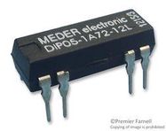 RELAY, REED, SPST-NO, 200V, 1A, THT