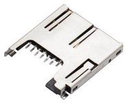 CONNECTOR, MICRO SD, SMT, R/A, 8WAY