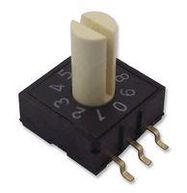 SWITCH, ROTARY, SMD, 10X10, 10 POS, 3X2