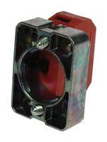 CONTACT BLOCK, W/MOUNTING PLATE,  RED