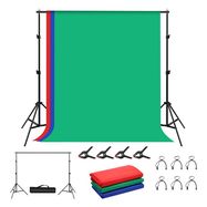 Photo studio background support Puluz 2x2m + Backdrops 3 pcs PKT5204, Puluz