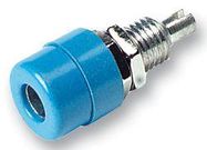 SOCKET, 4MM, BLUE, PK5, BIL 20