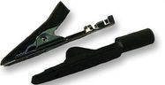 ALLIGATOR CLIP, 4MM, BLACK, PK5 , MKU