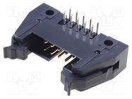 Connector: IDC; socket; male; PIN: 10; angled 90°; THT; gold-plated CONNFLY