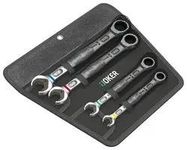 SPANNER SET, COMBI, RATCHET, 4PC