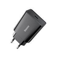 Baseus Speed Mini Quick Charger, USB-C, PD, 3A, 20W (black), Baseus