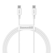 Baseus Superior Series Cable USB-C to USB-C, 100W, 1m (white), Baseus