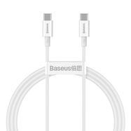 Baseus Superior Series Cable USB-C to USB-C, 100W, 1m (white), Baseus