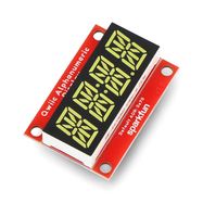 SparkFun Qwiic Alphanumeric Display - white - SparkFun  COM-18565