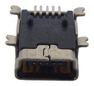 MINI USB CONN, TYPE B, RCPT, 5POS, SMT