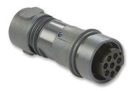 CIRCULAR CONNECTOR, RCPT, 22POS, CRIMP