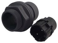 CIRCULAR CONNECTOR, RCPT, 2POS, SCREW