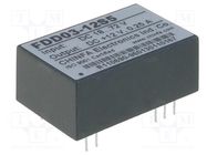 Converter: DC/DC; 3W; Uin: 18÷72VDC; Uout: 12VDC; Iout: 250mA; DIP24 CHINFA ELECTRONICS