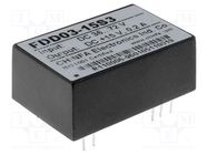 Converter: DC/DC; 3W; Uin: 36÷72VDC; Uout: 15VDC; Iout: 200mA; DIP24 CHINFA ELECTRONICS