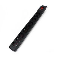 Power strip with protection Arcon M9 black - 9 sockets - 1,5m