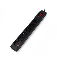Power strip with protection Arcon Multi M6 black - 6 sockets - 5m