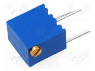 Potentiometer: mounting; multiturn; 50kΩ; 250mW; ±10%; linear; THT VISHAY