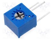 Potentiometer: mounting; single turn,vertical; 500Ω; 500mW; ±10% VISHAY