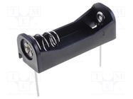 Holder; N,R1; Batt.no: 1; for PCB; black COMF