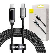 Cable USB-C to USB-C Baseus Display, 100W, 2m (black), Baseus