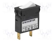 Circuit breaker; Urated: 240VAC; 32VDC; 20A; SPST; Poles: 1; MCB SCHURTER