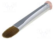 Needle: brush tip; Size: 18; conical; with soft brush 