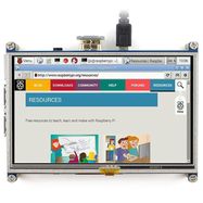 Touch screen - resistive LCD 5'' 800x480px HDMI + GPIO for Raspberry Pi 4/3/2/B+/Zero - Waveshare 10563