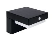 Solar wall Light 3000K 220lm 2Ah USB-C Square IP54 Black PRIME