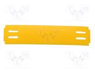 Identification tags; 15mm; 65mm; yellow; -40÷90°C 